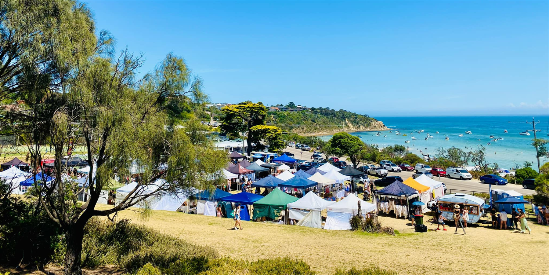 mount martha south beach market, unrivalled events, summer, mornington peninsula, market