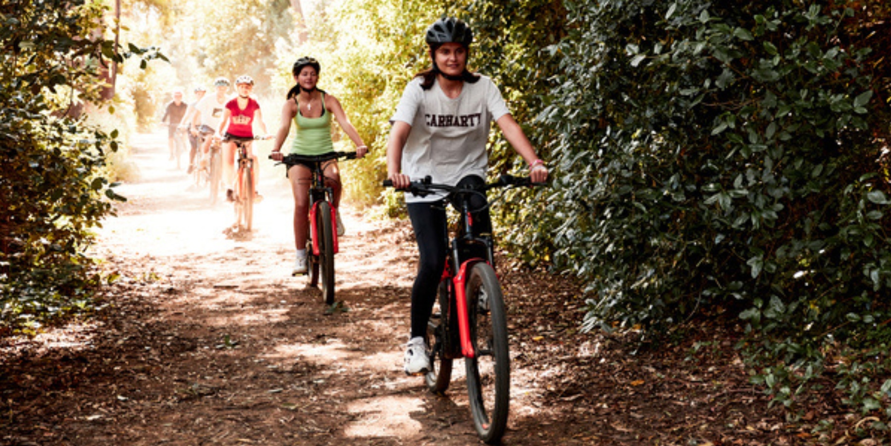 Red Hill Trail Co Bike riding 